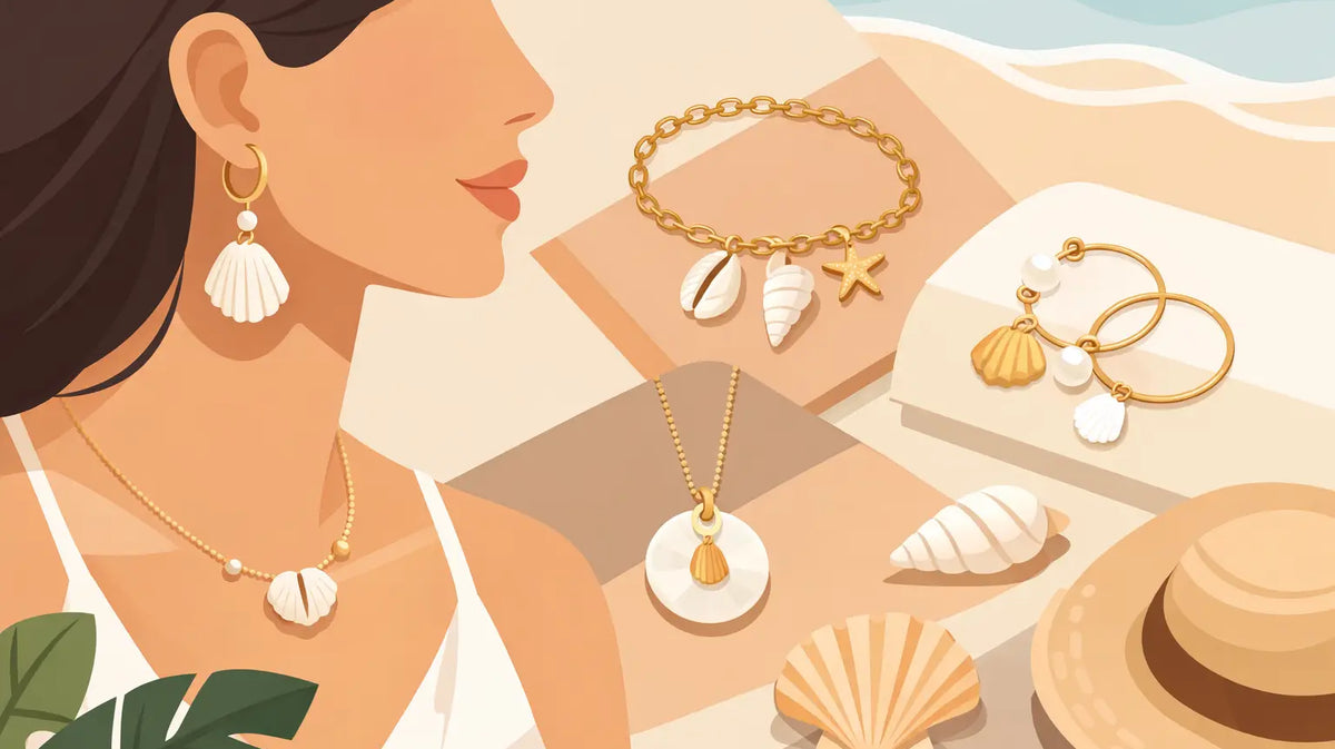 How to Style Shell Jewelry Without Looking Costume