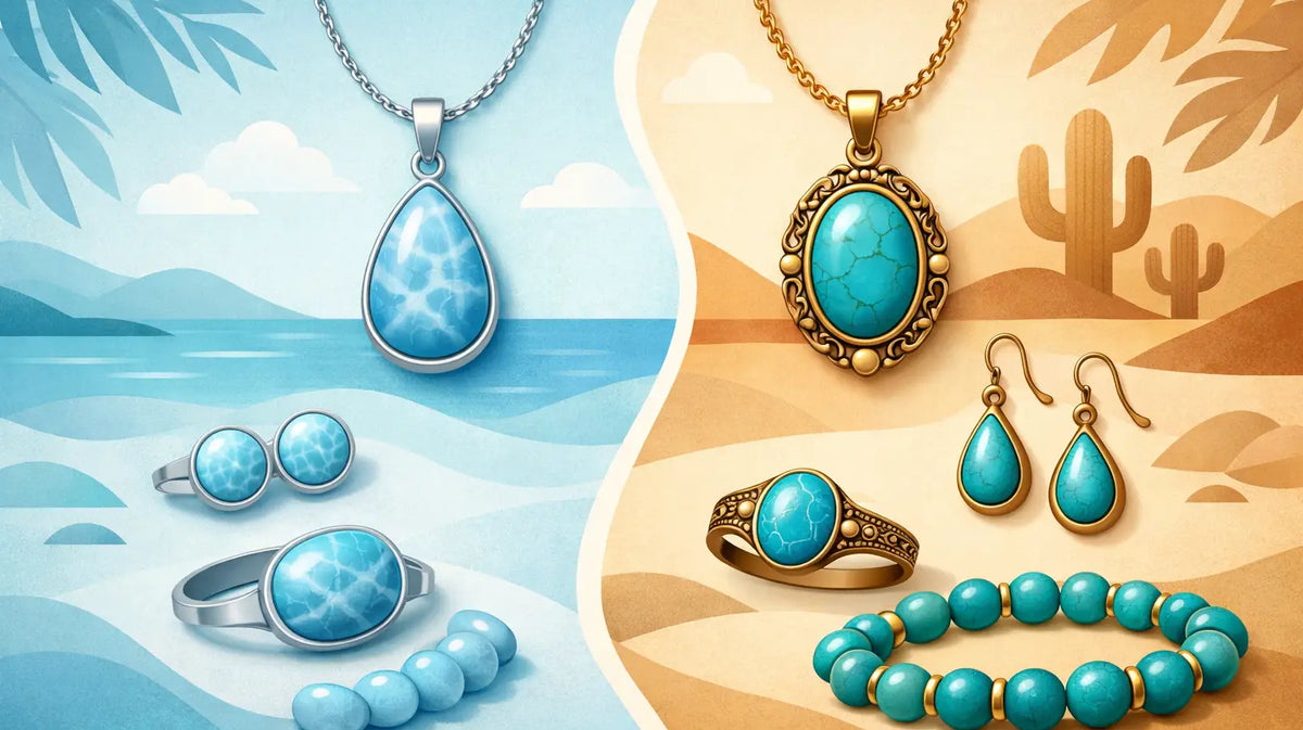 Larimar vs Turquoise Jewelry: Which Fits You?