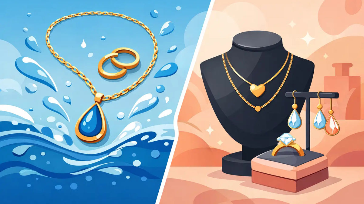 Waterproof Jewelry vs Fashion Jewelry