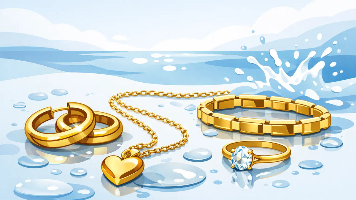 14k Gold Plated Waterproof Jewelry That Lasts
