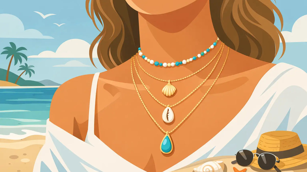 How to Layer Beach Necklaces That Look Easy