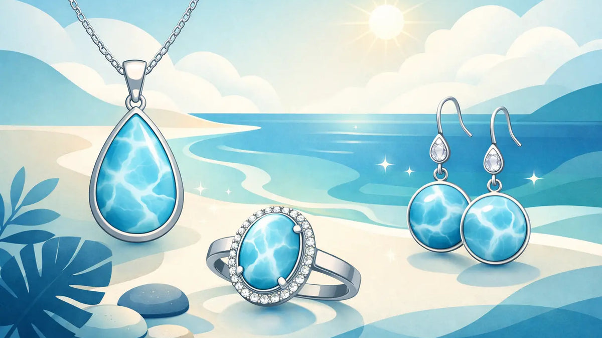 Larimar Jewelry Meaning and Symbolism