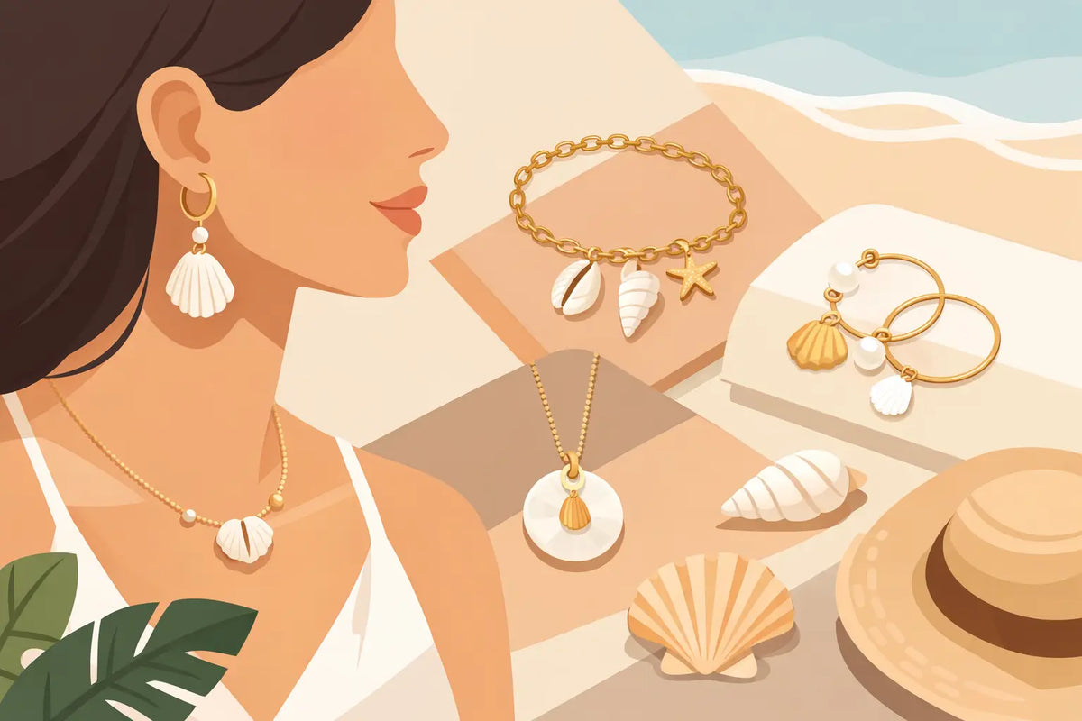 How to Style Shell Jewelry Without Looking Costume