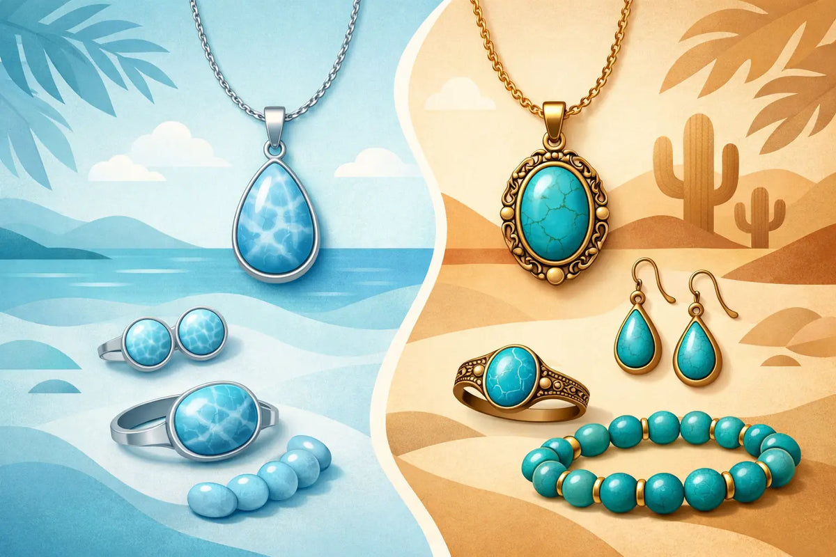 Larimar vs Turquoise Jewelry: Which Fits You?
