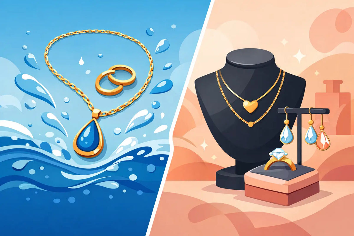 Waterproof Jewelry vs Fashion Jewelry