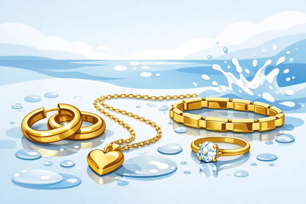 14k Gold Plated Waterproof Jewelry That Lasts