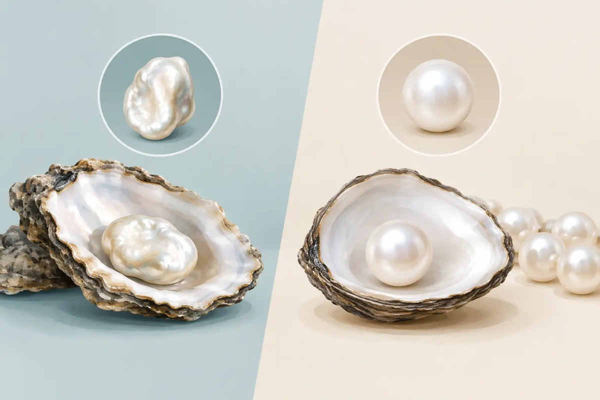 Natural Pearls Versus Cultured Pearls: The Difference