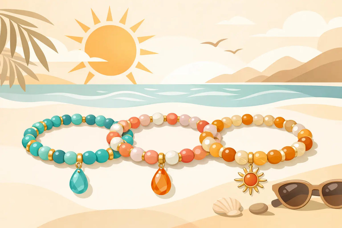 Gemstone Bracelet Selection for Sun-Kissed Style