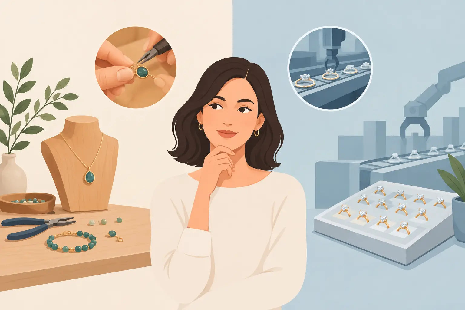 Handmade Jewelry vs Mass Produced: Which Fits You?