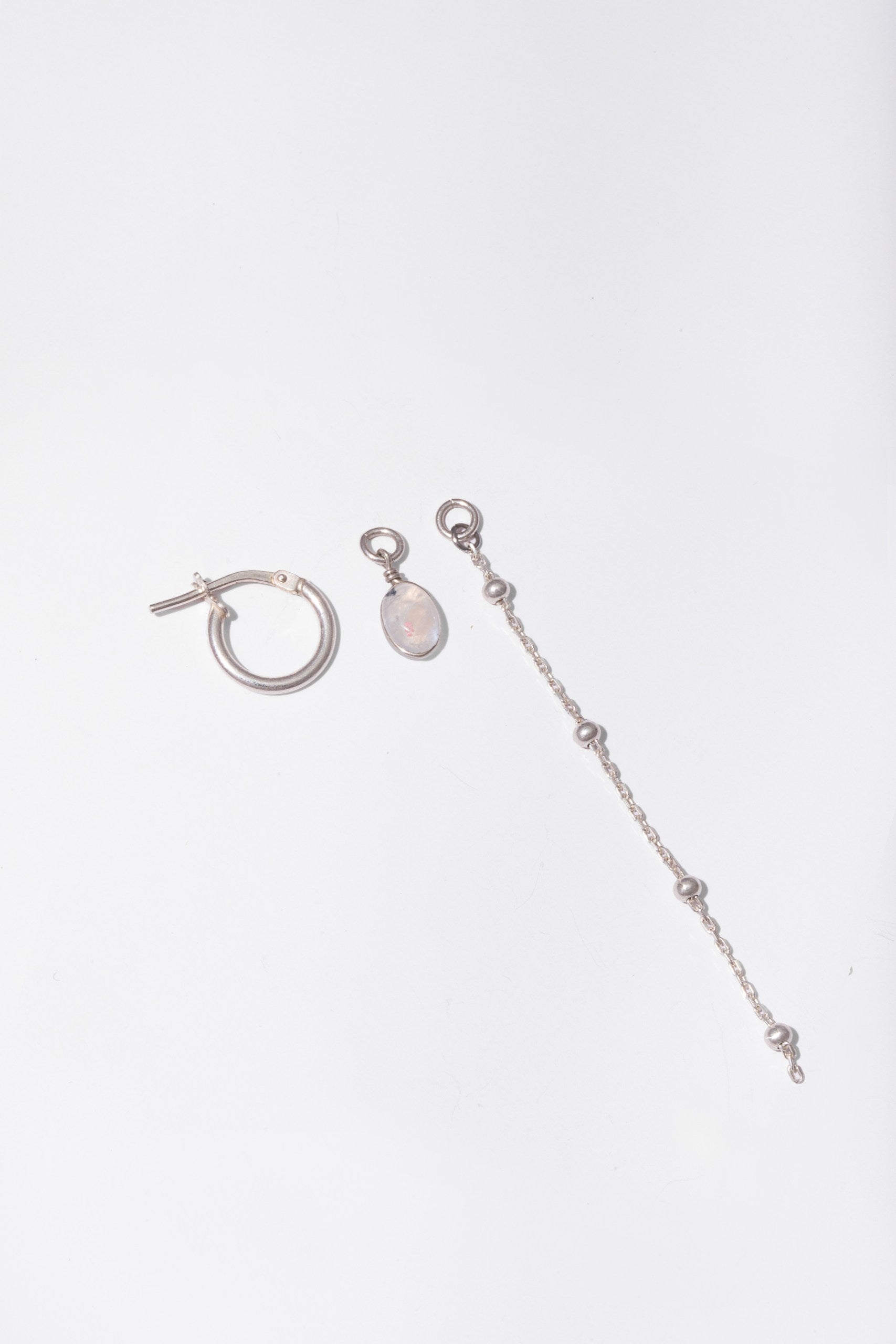 Waterproof Rainbow Moonstone Earrings Handmade 925 Sterling Silver Boho Jewelry – Wavypopoyo