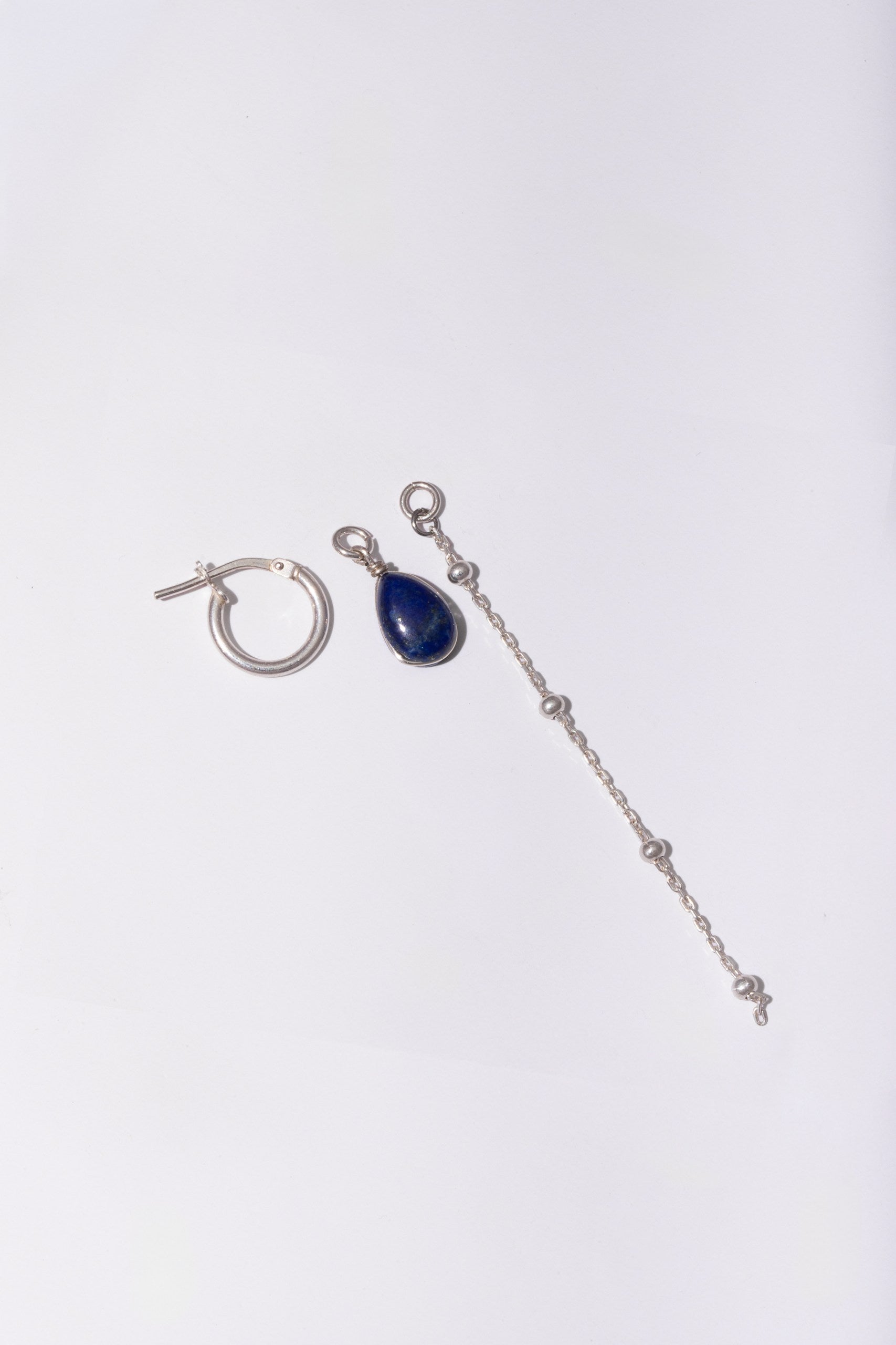 Natural Lapis Lazuli Gemstone Drop Earrings Sterling Silver Royal Blue Wisdom Stone – Wavypopoyo